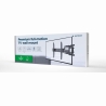 Gembird | Wall mount | WM-58ST-01 | Tilt, swivel, rotate | 32-58 " | Maximum weight (capacity) 36.4 kg | Black