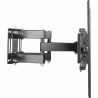 Gembird | Full-motion wall mount | WM-70ST-01 | Tilt, Swivel | 37-70 " | Maximum weight (capacity) 35 kg | Black