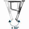Gembird | Wall mount | WM-75ST-01 | Tilt, swivel, rotate | 32-75 " | Maximum weight (capacity) 45.5 kg | Black