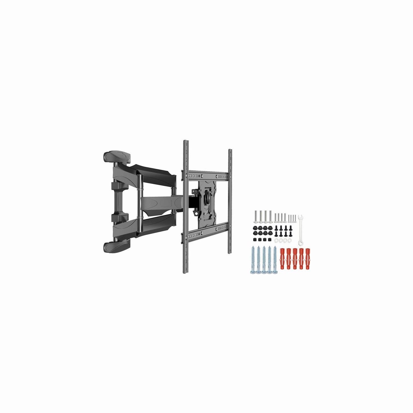 Gembird | Wall mount | WM-75ST-01 | Tilt, swivel, rotate | 32-75 " | Maximum weight (capacity) 45.5 kg | Black