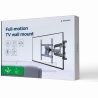 Gembird | Wall mount | WM-75ST-01 | Tilt, swivel, rotate | 32-75 " | Maximum weight (capacity) 45.5 kg | Black