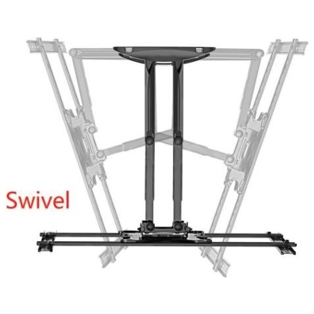 Gembird | Wall mount | WM-80STR-01 | Tilt, swivel, rotate | 40-80 " | Maximum weight (capacity) 50 kg | Black