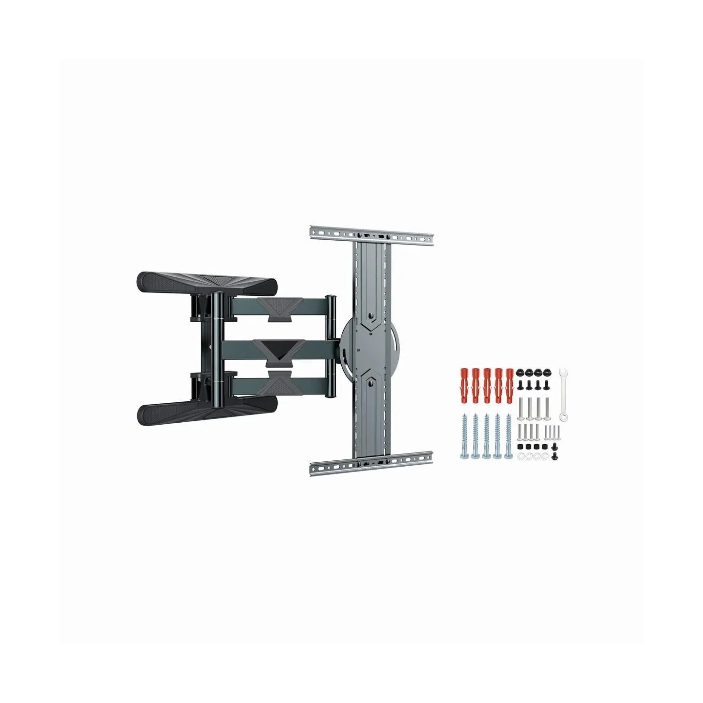 Gembird | Wall mount | WM-80STR-01 | Tilt, swivel, rotate | 40-80 " | Maximum weight (capacity) 50 kg | Black