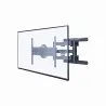 Gembird | Wall mount | WM-80STR-01 | Tilt, swivel, rotate | 40-80 " | Maximum weight (capacity) 50 kg | Black
