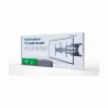 Gembird | Wall mount | WM-80STR-01 | Tilt, swivel, rotate | 40-80 " | Maximum weight (capacity) 50 kg | Black