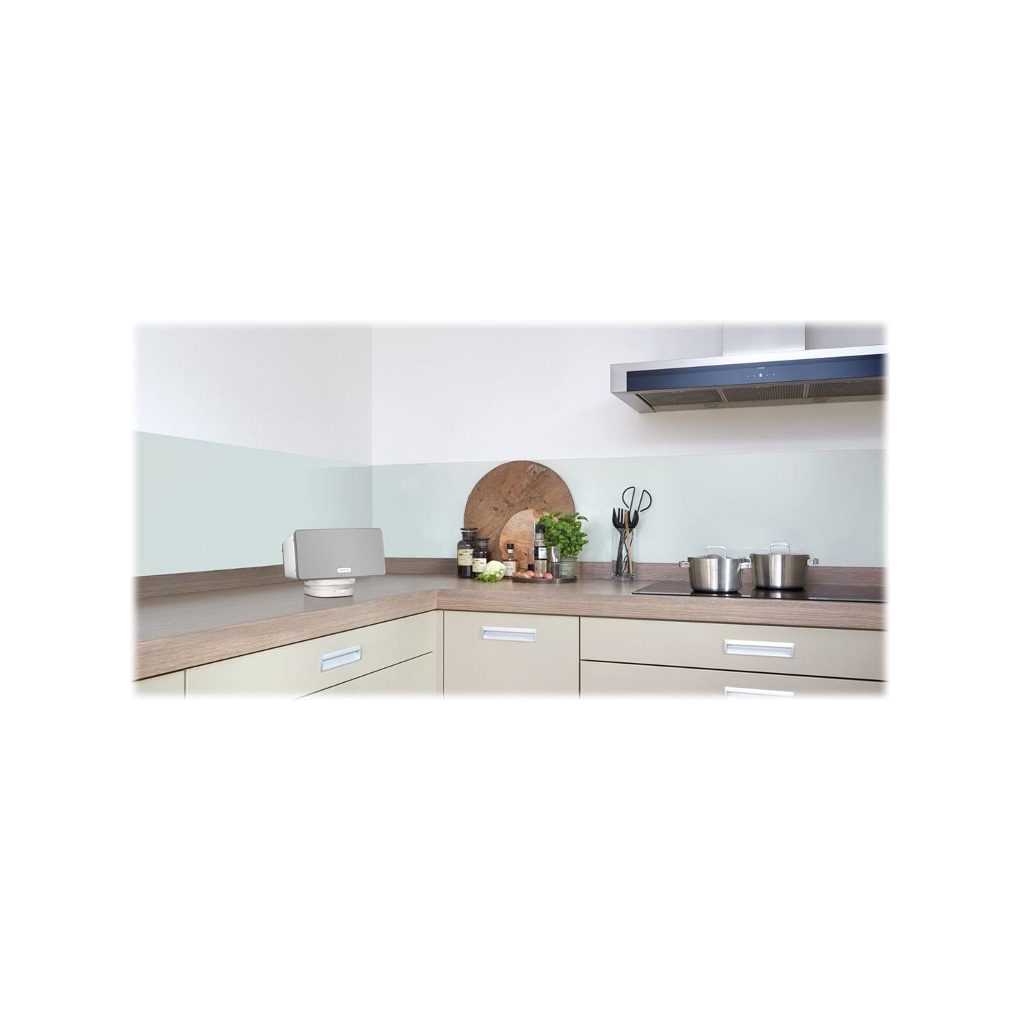 Vogels SOUND 4113 Table-top Speaker Stand for Sonos One & Play:1, White | Vogels