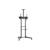 Goobay Floor stand | 59508 TV Presentation Stand Pro (Size L) | Adjustable Height, Tilt | 37-70 " | Black