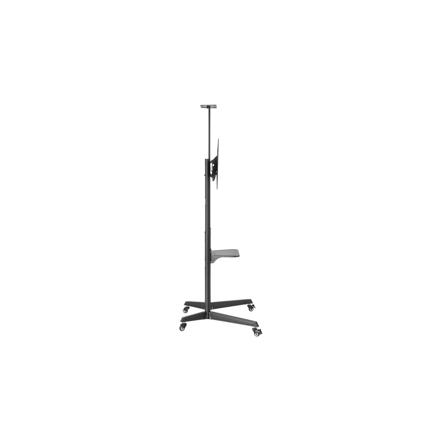 Goobay Floor stand | 59508 TV Presentation Stand Pro (Size L) | Adjustable Height, Tilt | 37-70 " | Black