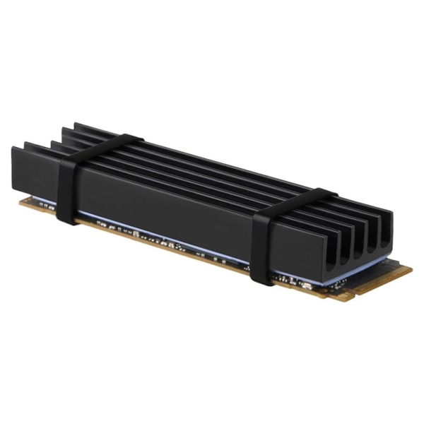 Axagon CLR-M2L10 passive - M.2 SSD, 80mm SSD, ALU body, silicone thermal pads, height 10mm