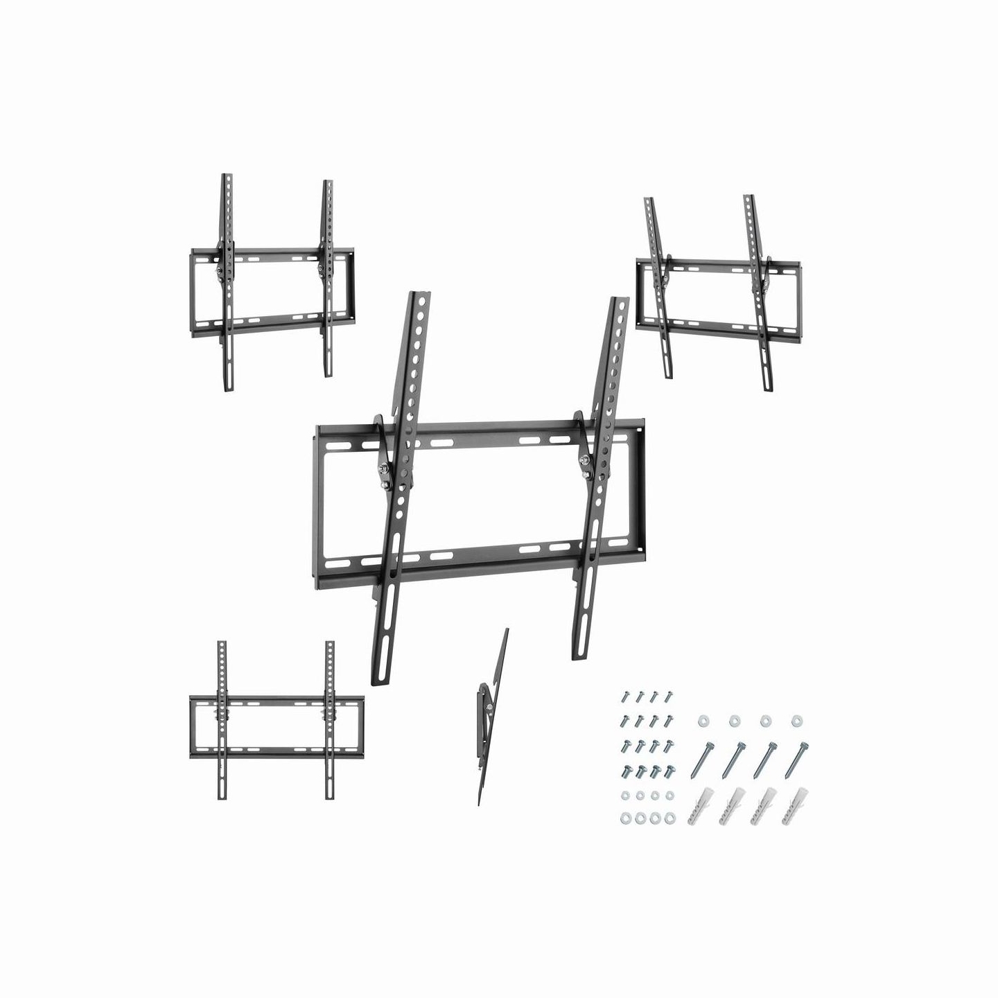 Gembird | Wall mount | WM-55T-03 | Tilt | 32-55 " | Black