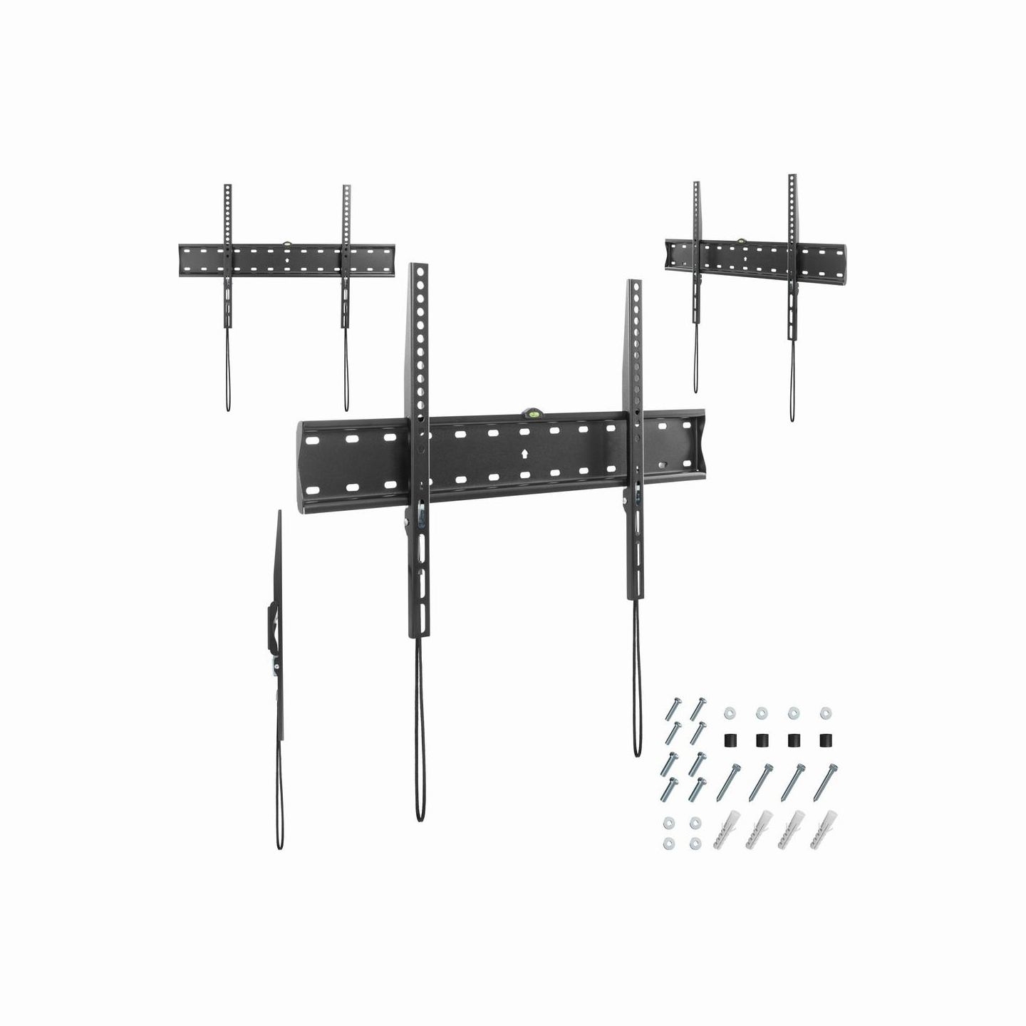 Gembird | Wall mount | Fixed | 37-70 " | Maximum weight (capacity) 40 kg | Black