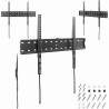 Gembird | Wall mount | Fixed | 37-70 " | Maximum weight (capacity) 40 kg | Black