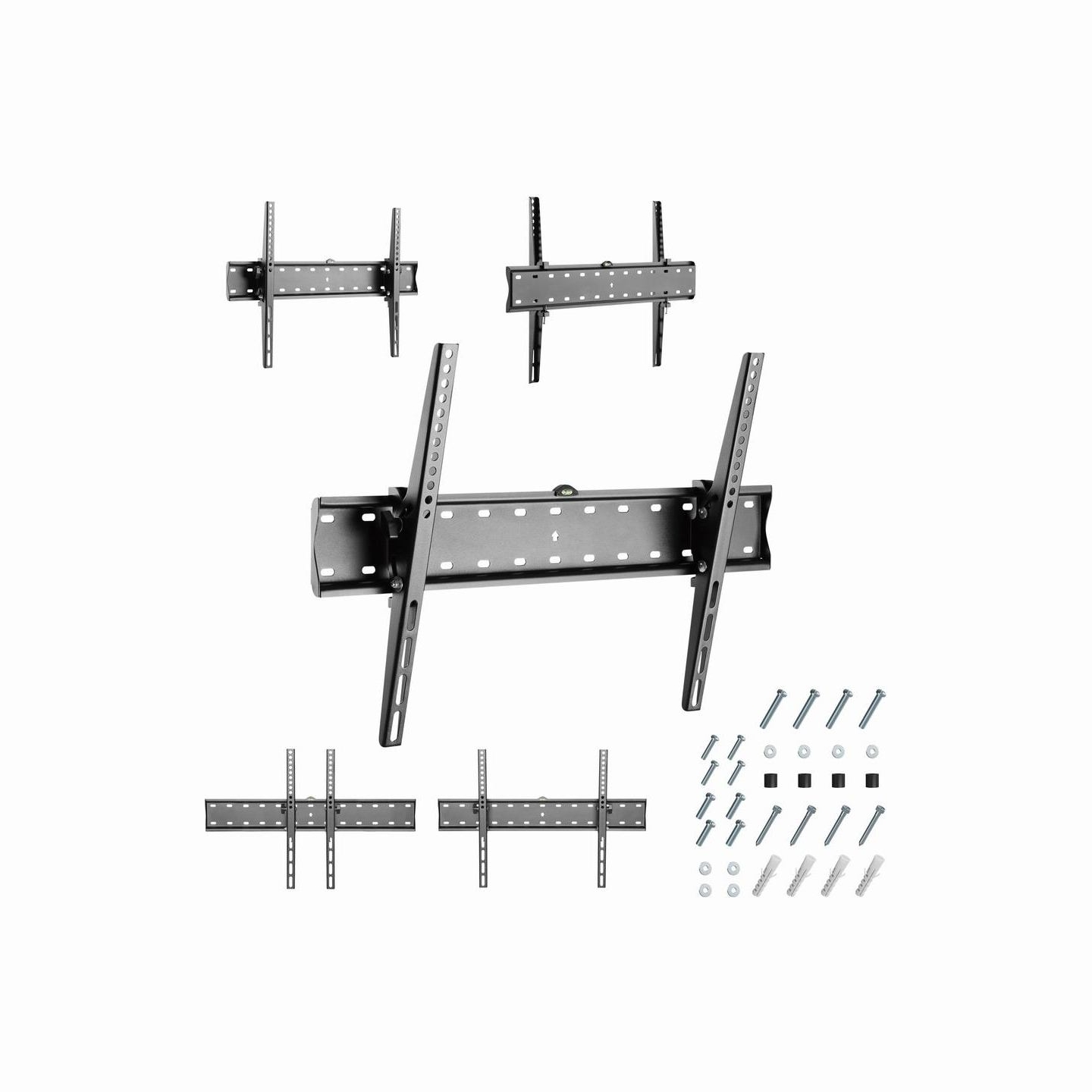 Gembird | Wall mount | Tilt | 37-70 " | Maximum weight (capacity) 40 kg | Black