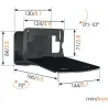 Vogels | Wall mount | SOUND 3205 Speaker Wall Mount | Tilt | Maximum weight (capacity) 6.5 kg | Black