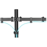 Digitus | Desk Mount | Swivel, Height adjustment | 15-32 " | Maximum weight (capacity) 8 kg | Black