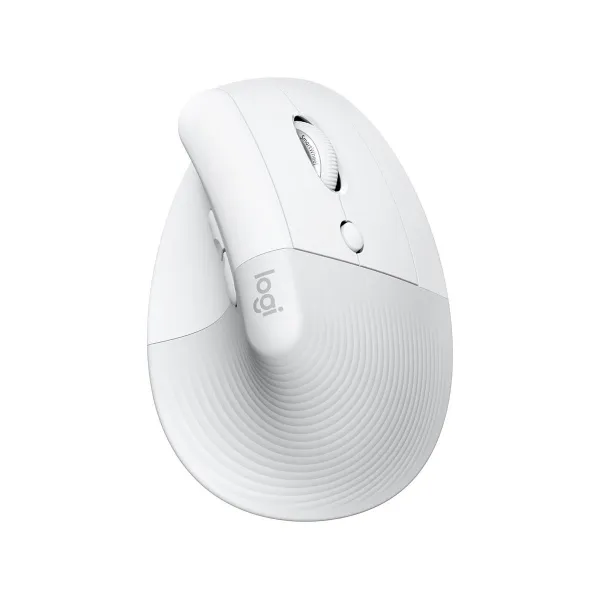 Logitech Lift Bluetooth Vertical Ergonomic Mouse - OFF-WHITE/PALE GREY