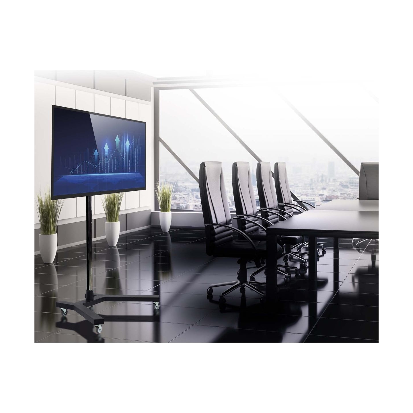 Edbak | WWTR-TR51c-B | Trolleys & Stands | 37-60 " | Maximum weight (capacity) 80 kg | Black