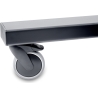 Edbak | TR18 | Trolleys & Stands | 60-98 " | Maximum weight (capacity) 80 kg | Black