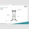 Digitus | Floor stand | DA-90447 | Trolleys & Stands | 37-70 " | Maximum weight (capacity) 50 kg | Black