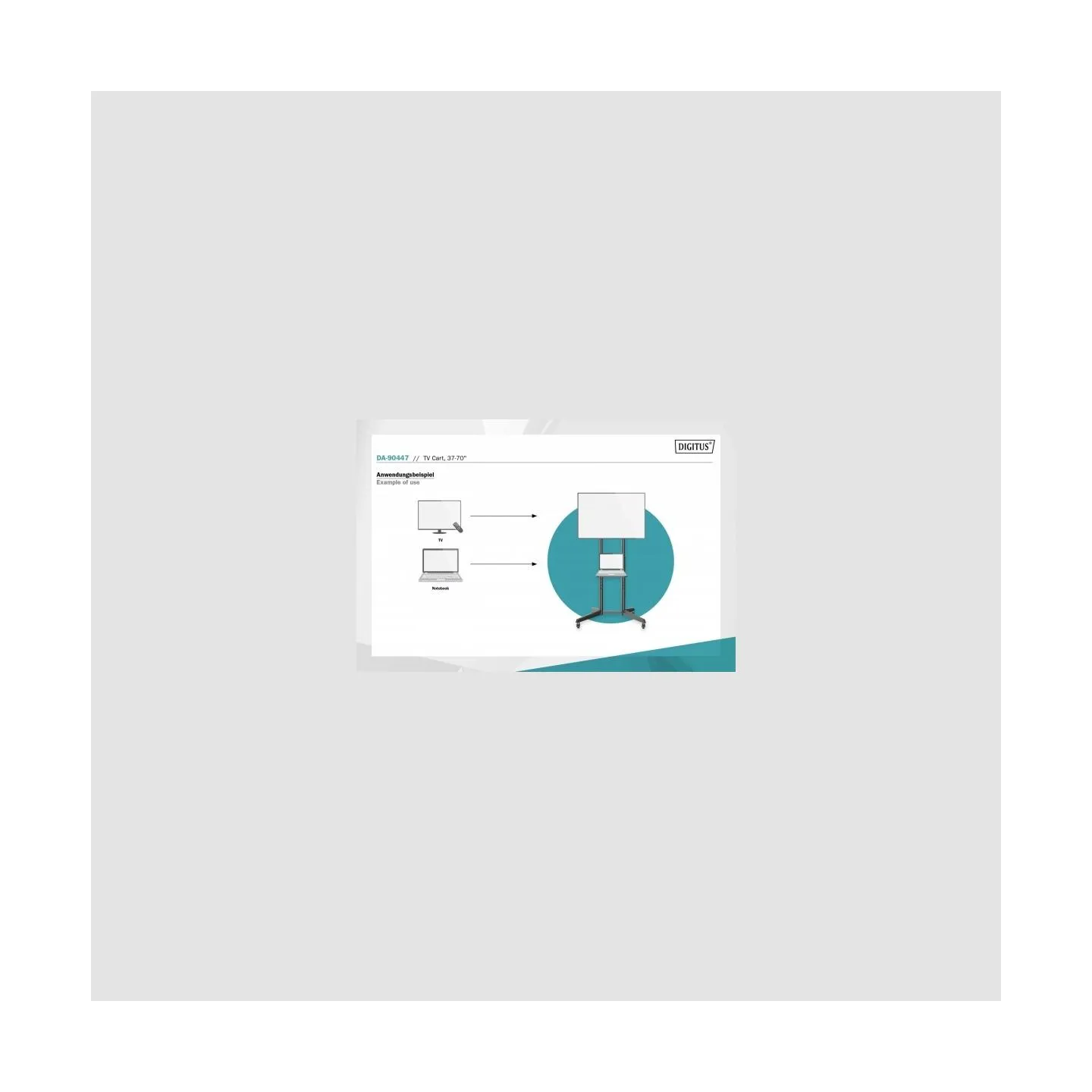 Digitus TV presentation cart DA-90447