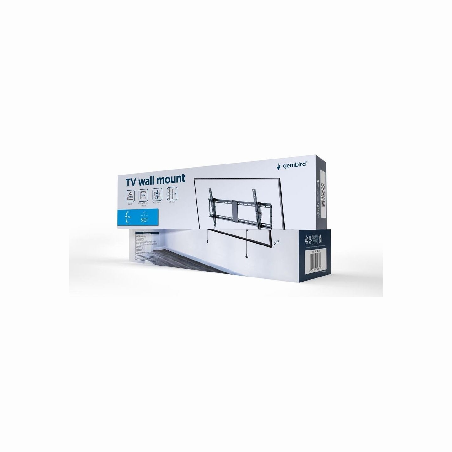 Gembird TV Wall Mount 43-90 inch tilt