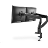 Digitus | Desk Mount | Universal Dual Monitor Mount with Gas Spring and Clamp Mount | Swivel, height adjustment, rotate | Black