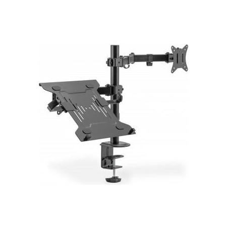 Digitus | Desk Mount | DA-90436 | Tilt, swivel, height adjustment, rotate | Maximum weight (capacity) 9 kg | Black