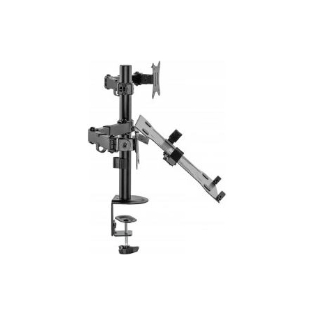 Digitus | Desk Mount | DA-90436 | Tilt, swivel, height adjustment, rotate | Maximum weight (capacity) 9 kg | Black