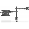 Digitus | Desk Mount | DA-90436 | Tilt, swivel, height adjustment, rotate | Maximum weight (capacity) 9 kg | Black