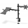 Digitus | Desk Mount | DA-90436 | Tilt, swivel, height adjustment, rotate | Maximum weight (capacity) 9 kg | Black