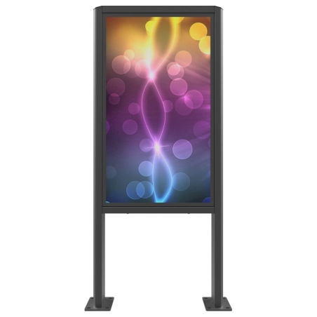 Edbak | Floor stand | POK101 | 55 " | Maximum weight (capacity) 80 kg | Black