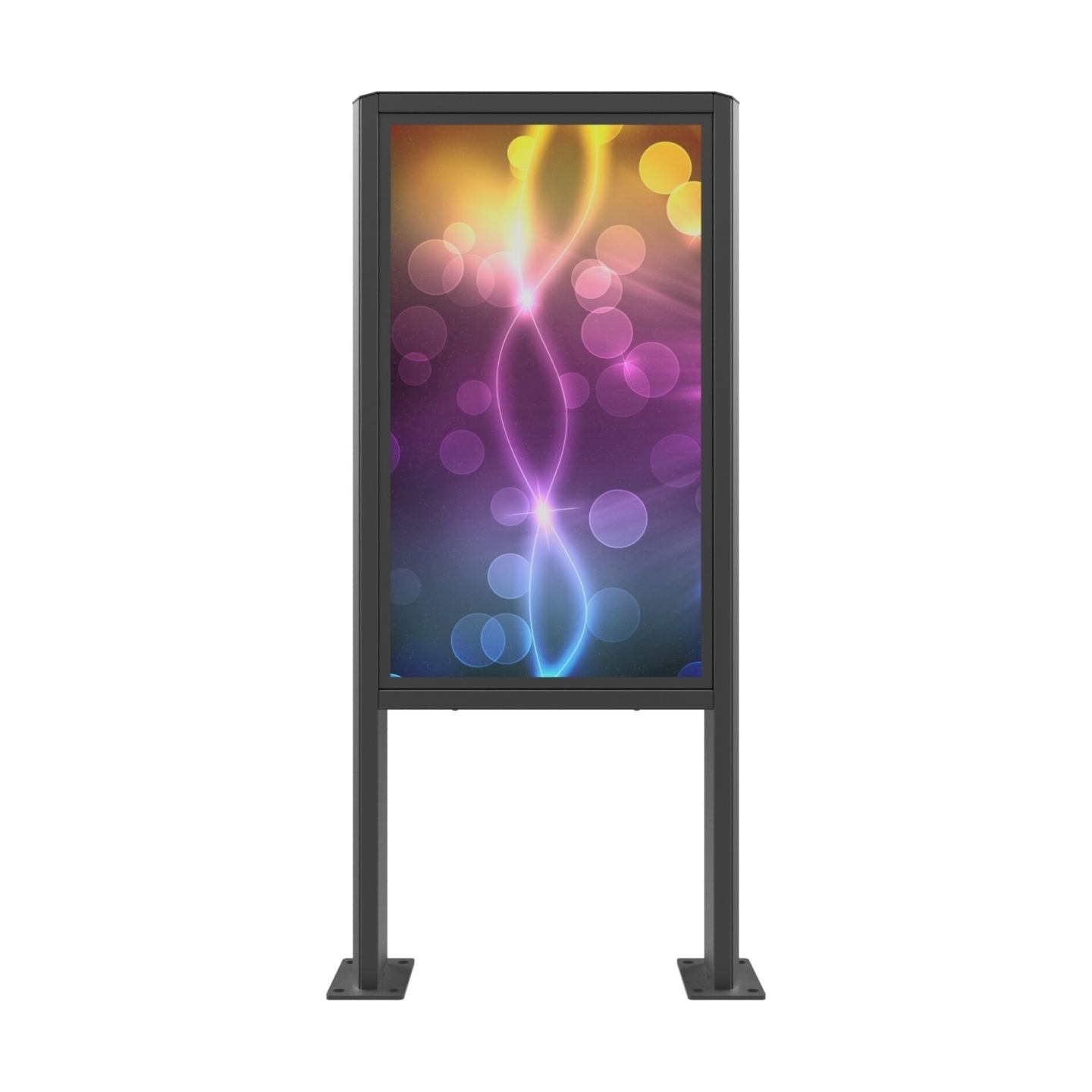 Edbak | Floor stand | POK101 | 55 " | Maximum weight (capacity) 80 kg | Black