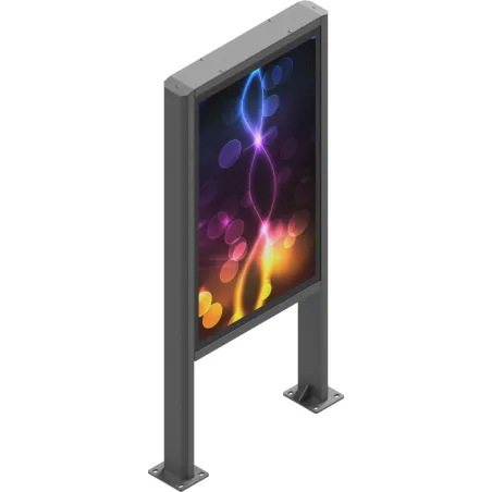 Edbak | Floor stand | POK101 | 55 " | Maximum weight (capacity) 80 kg | Black