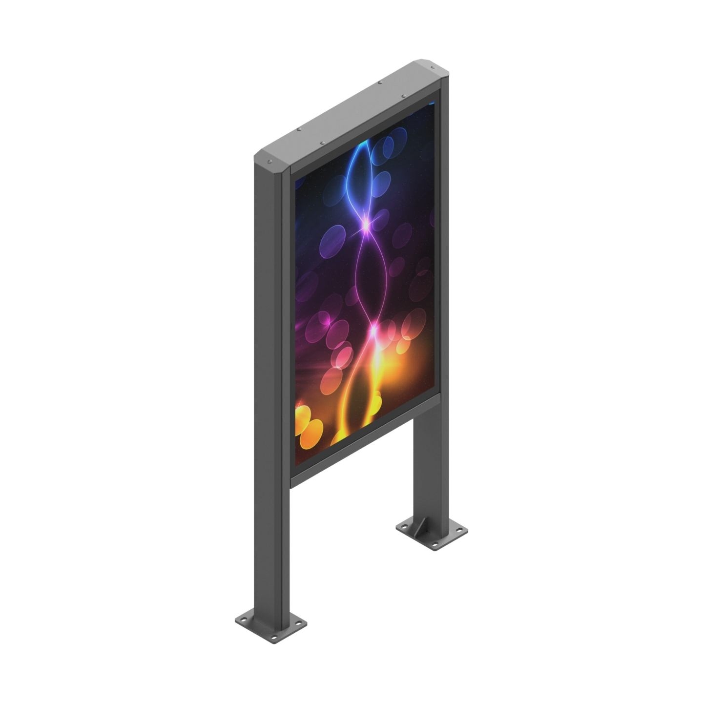 Edbak | Floor stand | POK101 | 55 " | Maximum weight (capacity) 80 kg | Black