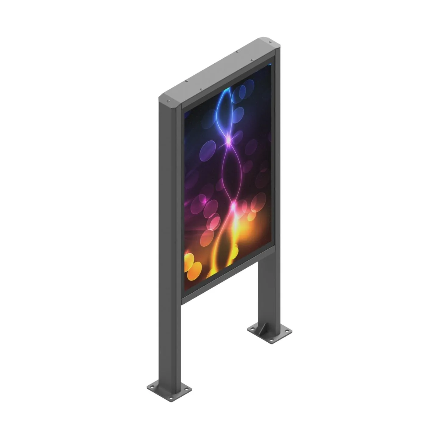 Edbak | Floor stand | POK101 | 55 " | Maximum weight (capacity) 80 kg | Black