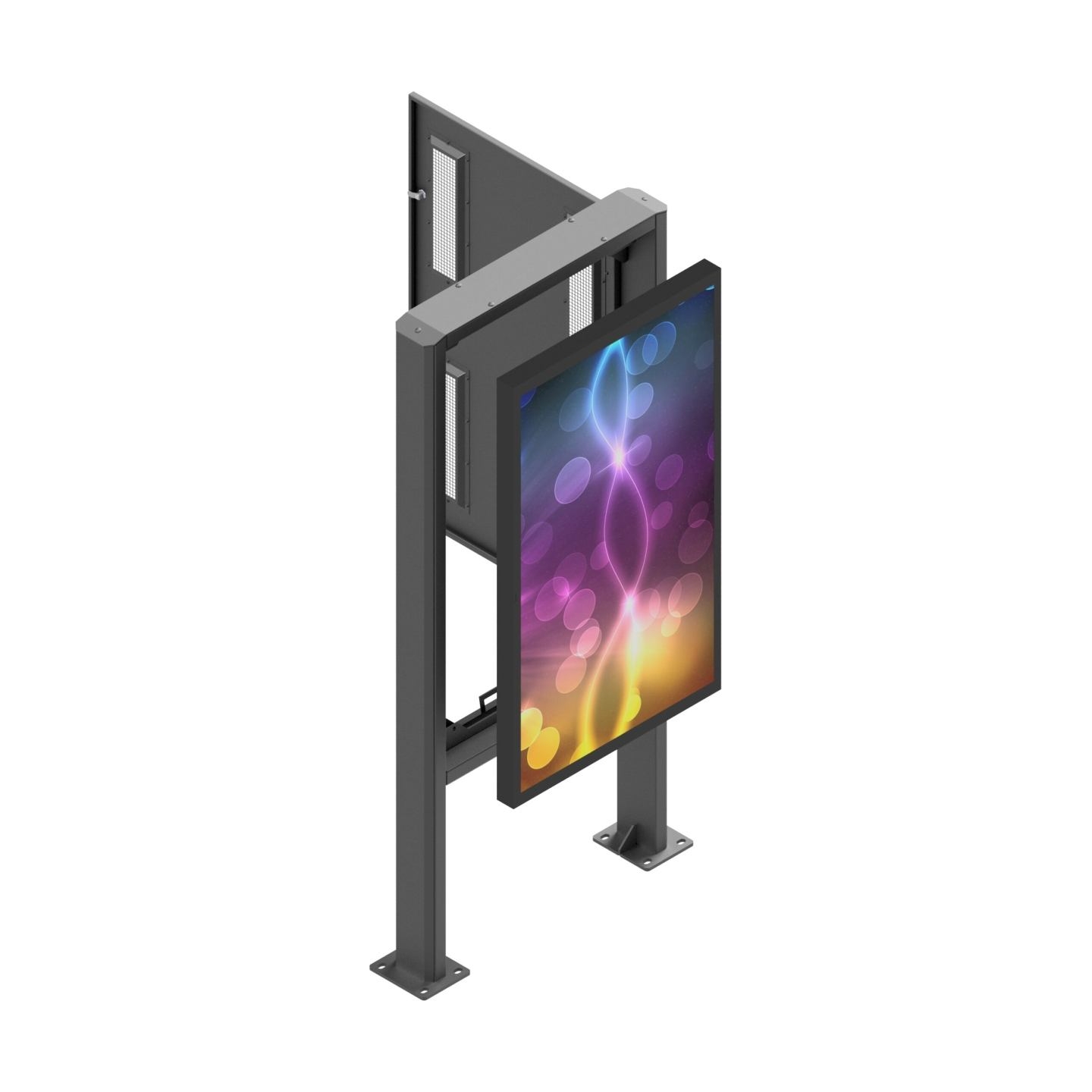 Edbak | Floor stand | POK101 | 55 " | Maximum weight (capacity) 80 kg | Black