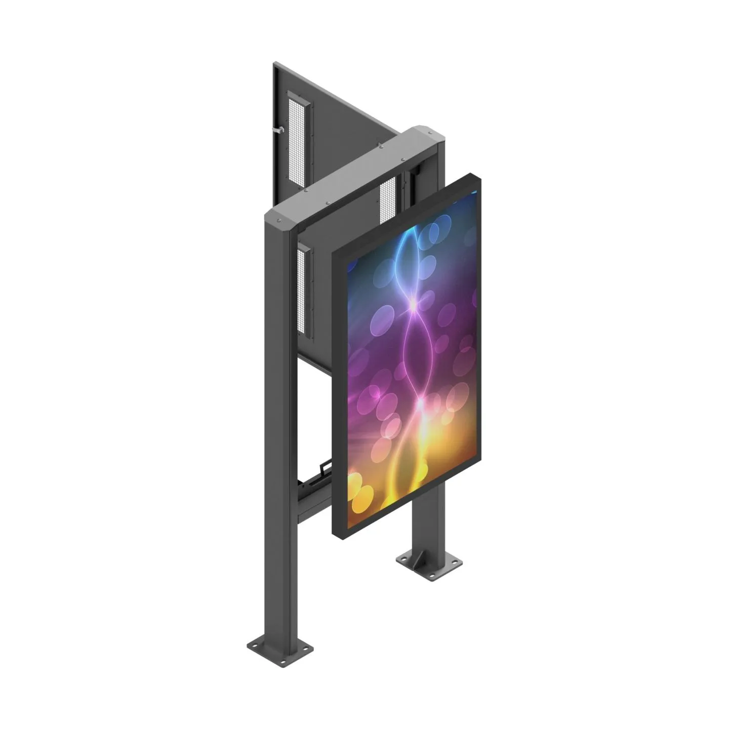 Edbak | Floor stand | POK101 | 55 " | Maximum weight (capacity) 80 kg | Black
