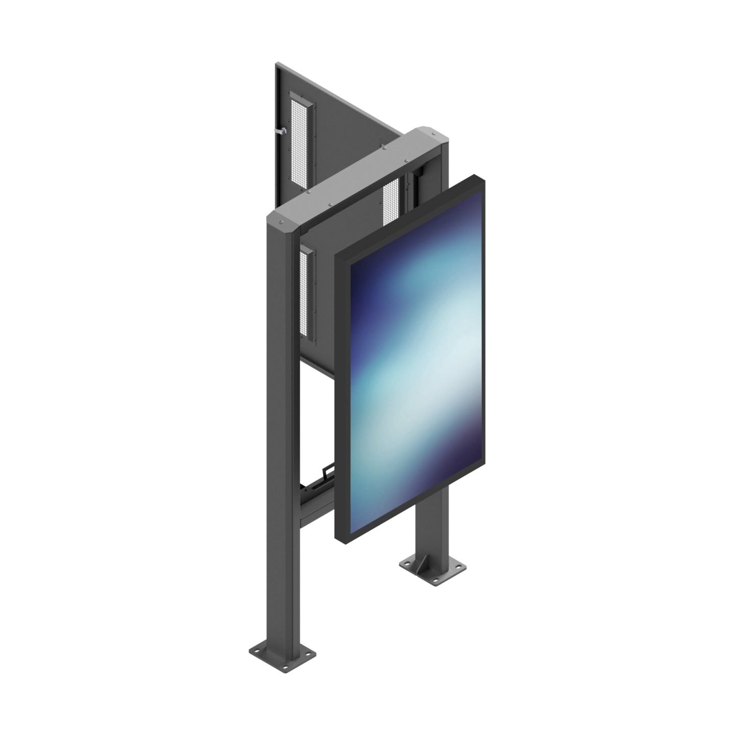 Edbak | Floor stand | POK101 | 55 " | Maximum weight (capacity) 80 kg | Black