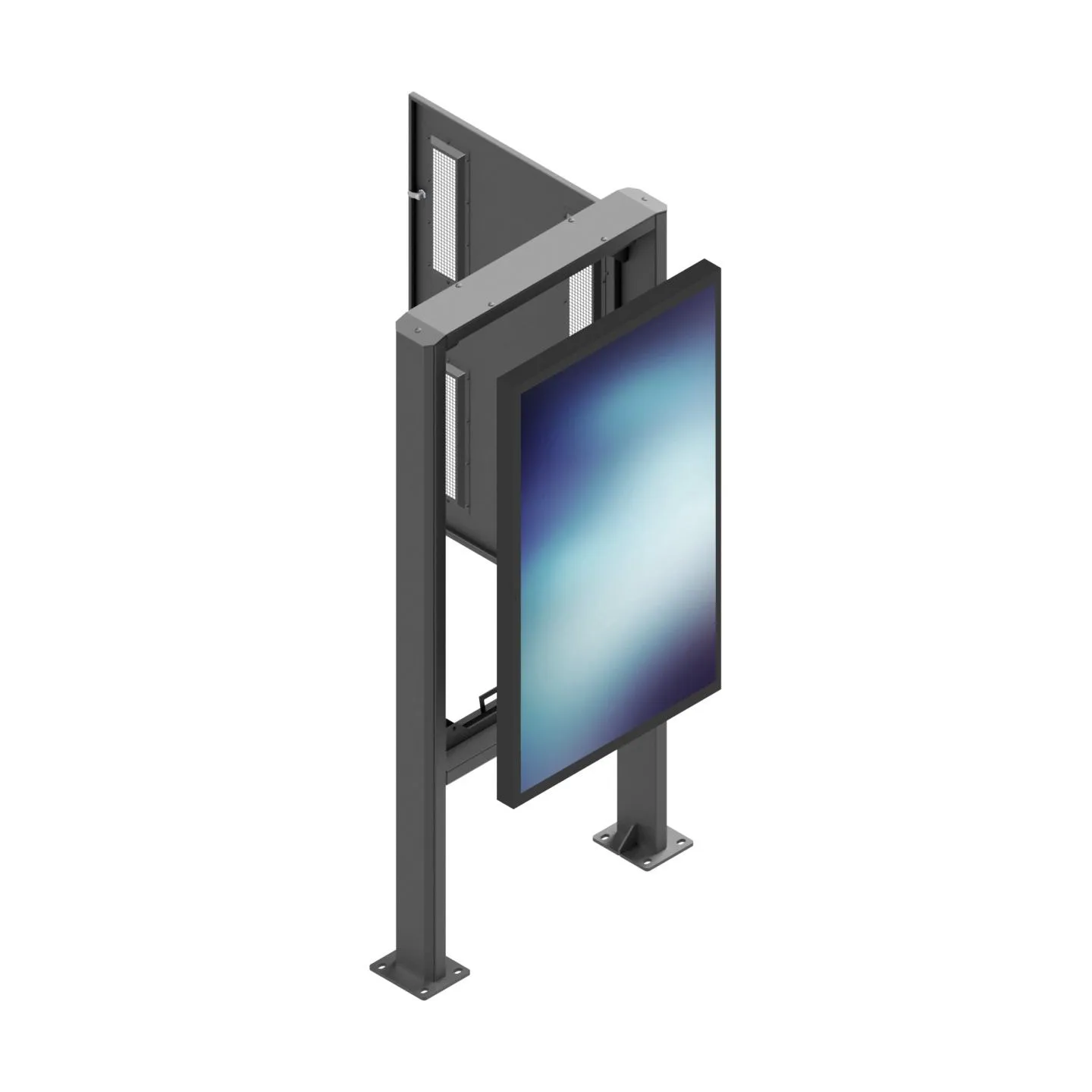 Edbak | Floor stand | POK101 | 55 " | Maximum weight (capacity) 80 kg | Black
