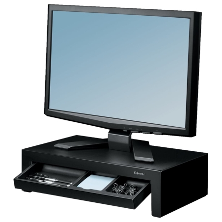 Fellowes | Designer Suites Monitor Riser | Height adjustment | Black