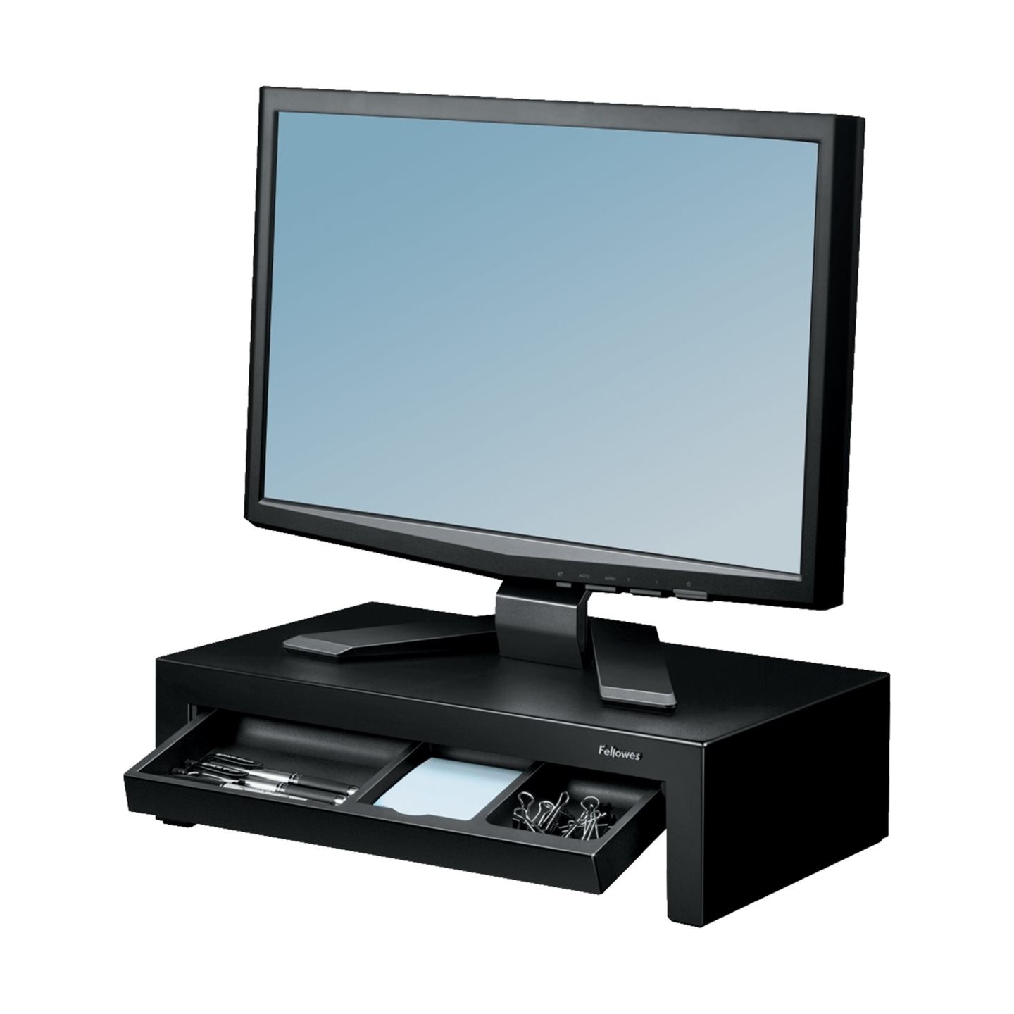 Fellowes | Designer Suites Monitor Riser | Height adjustment | Black