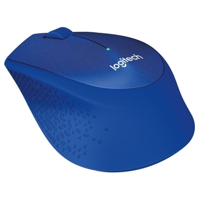 Logitech M330 Wireless Mouse - SILENT PLUS - BLUE