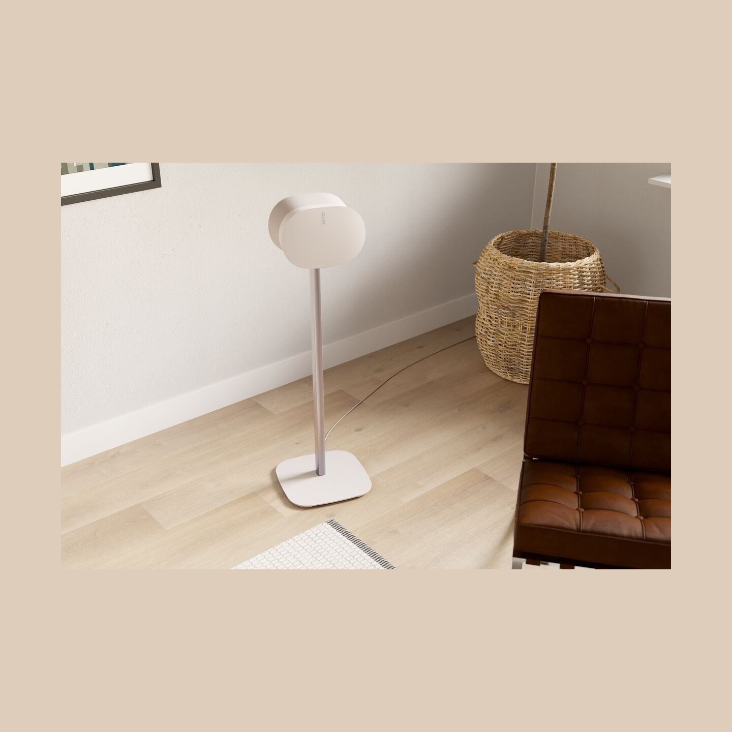 Vogels Floor stand | SFS 4133 Sonos speaker stand for Era 300 | Maximum weight (capacity) 4.5 kg | White