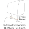 Vogels TMS 1020 Tablet Car Pack | Tilt | 7-13 " | Maximum weight (capacity) 1 kg | Black