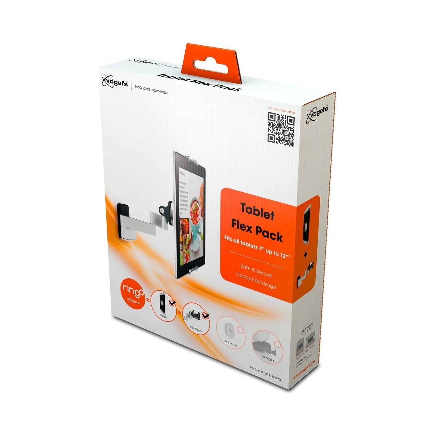 Vogels TMS 1030 Tablet Flex Pack | Tilt | 7-13 " | Maximum weight (capacity) 2 kg | Silver