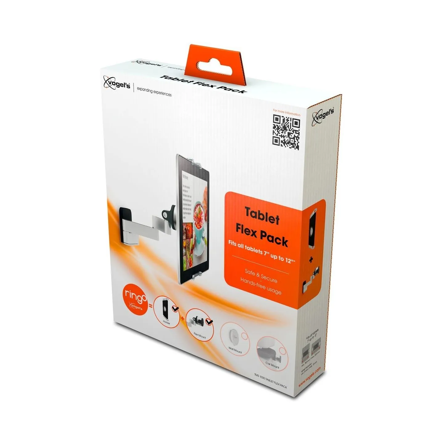 Vogels TMS 1030 Tablet Flex Pack | Tilt | 7-13 " | Maximum weight (capacity) 2 kg | Silver