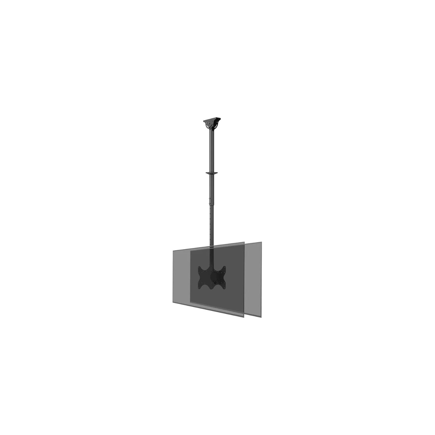 Neomounts BACK-TO-BACK SCREEN CEILING MOUNT (HEIGHT: 106-156 CM) BLACK