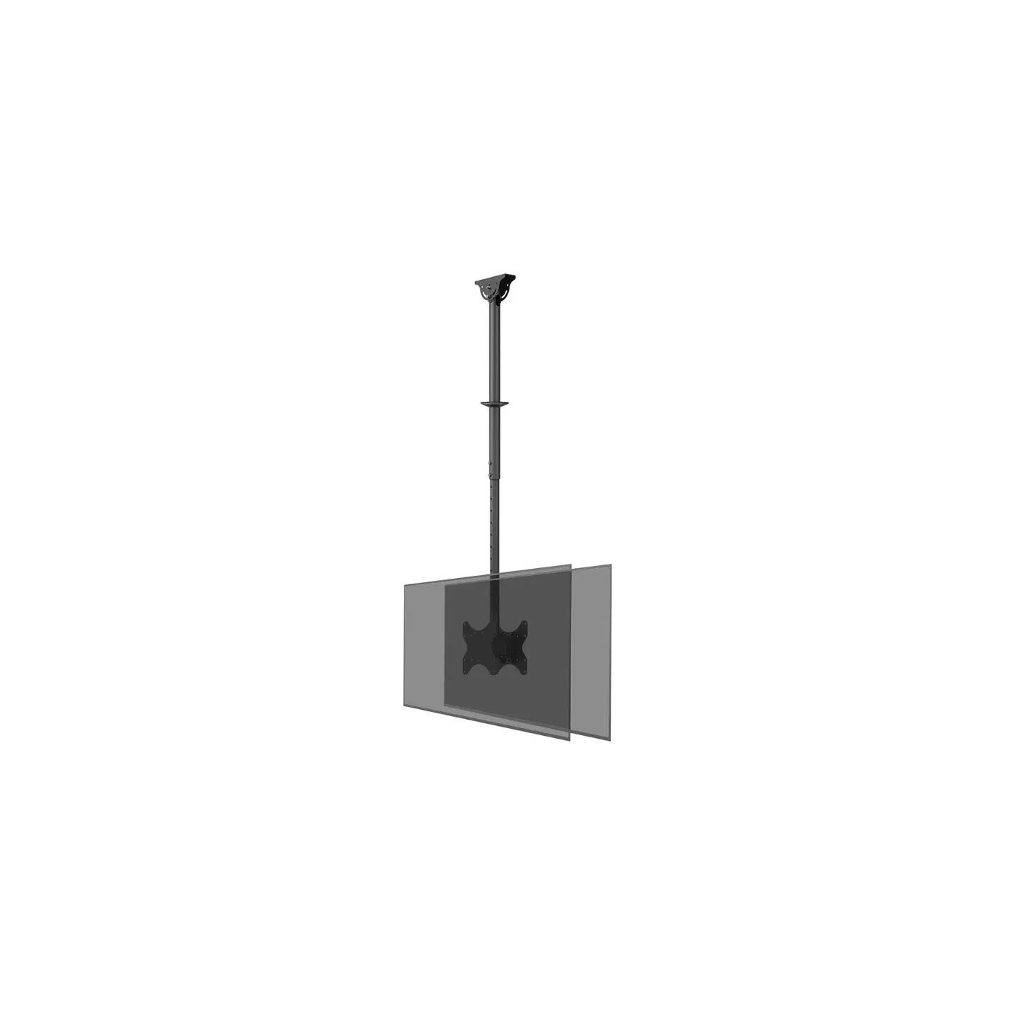Neomounts BACK-TO-BACK SCREEN CEILING MOUNT (HEIGHT: 106-156 CM) BLACK