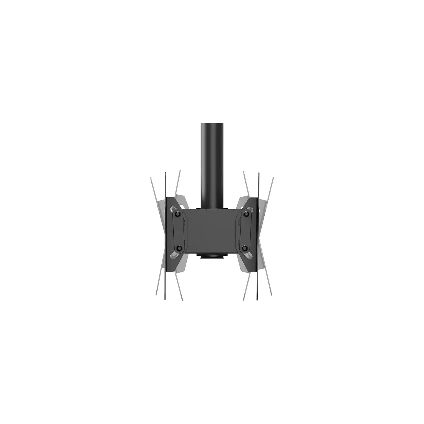 Neomounts BACK-TO-BACK SCREEN CEILING MOUNT (HEIGHT: 106-156 CM) BLACK