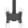 Neomounts BACK-TO-BACK SCREEN CEILING MOUNT (HEIGHT: 106-156 CM) BLACK